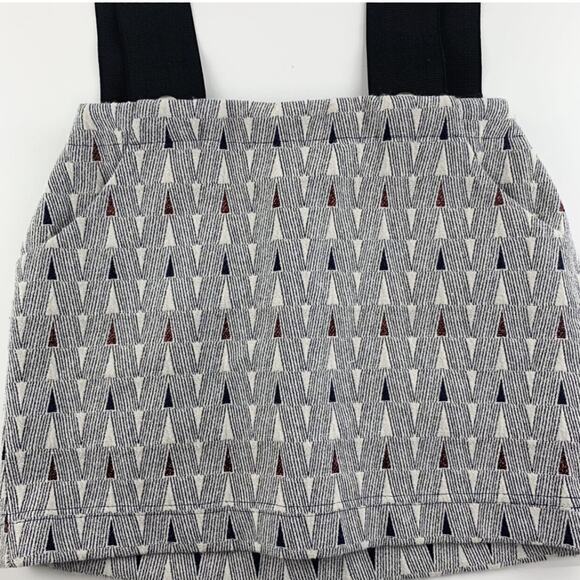 Leoca Paris Patterned Suspender Skirt Size 6 - Picture 4 of 10